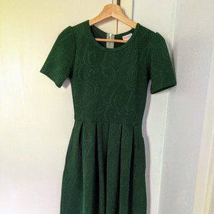 LuLaRoe Amelia Green Midi Dress